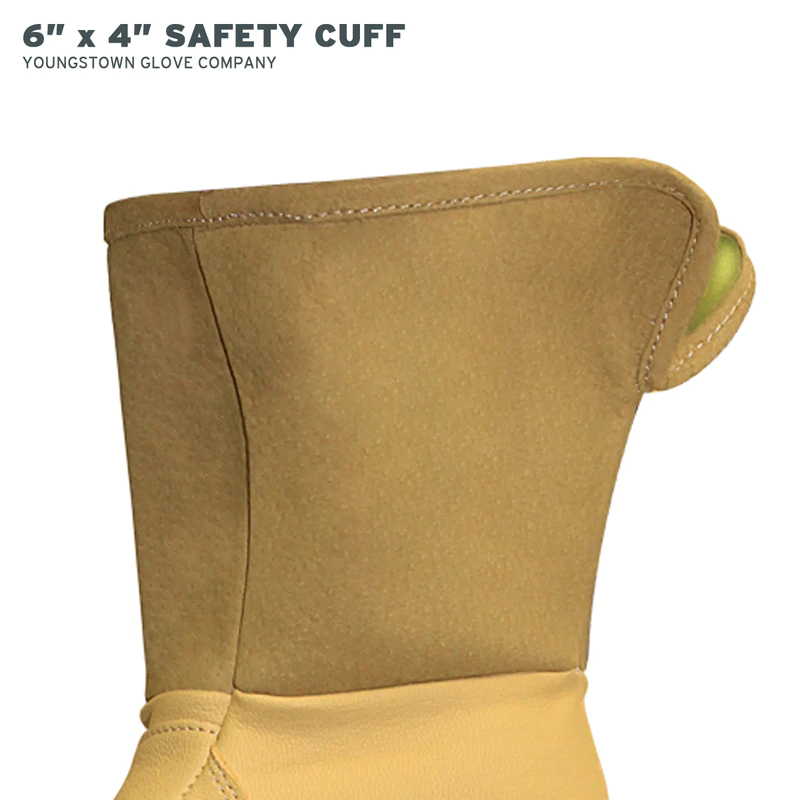 YOUNGSTOWN GLOVE COMPANY FR Leather Utility Wide-Cuff Glove - Image 5