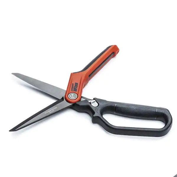 CRESCENT WISS 11" Heavy-Duty Titanium Coated Tradesman Shears - Image 2